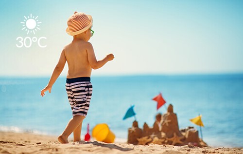 june sand castle beach north cyprus
